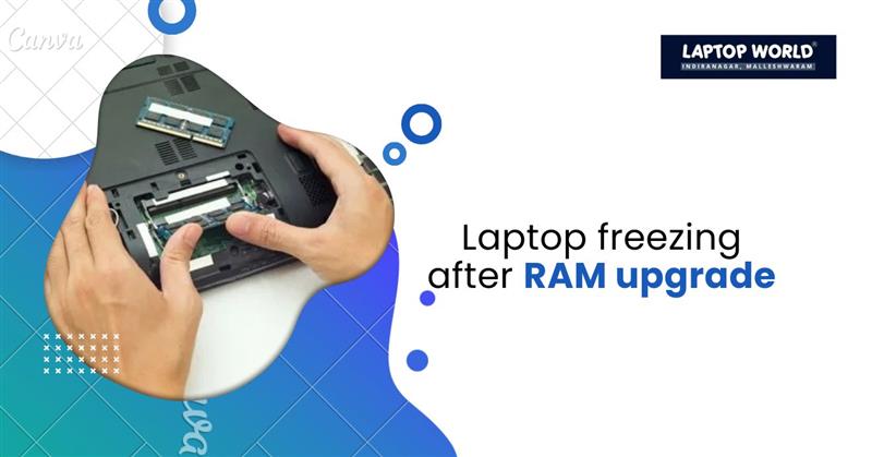 Laptop freezing after RAM upgrade